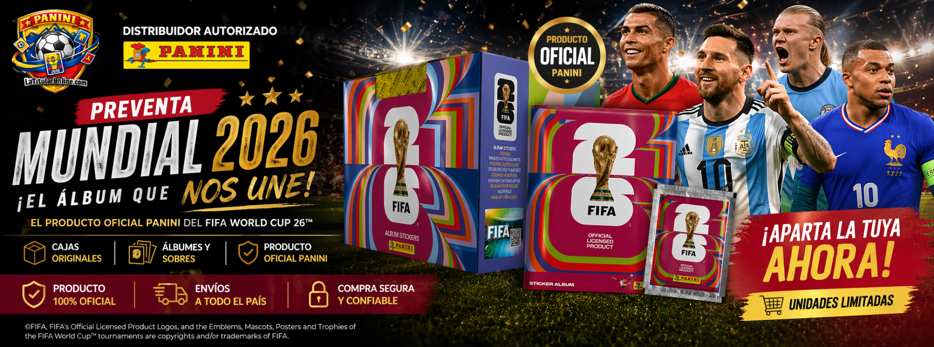 Álbum Panini Mundial 2026 — Preventa Oficial Colombia | La Titular Online